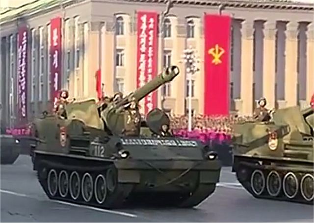 استعراض جيش كوريا الشماليه .......2015  North_Korea_military_parade_10_October_2015_armoured_combat_vehicles_missiles_artillery_018