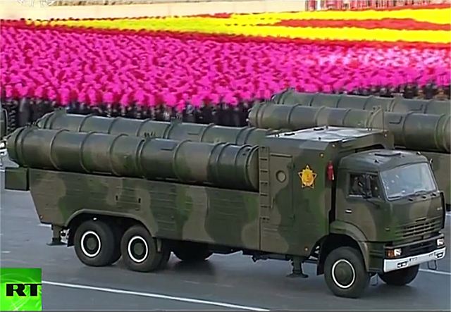 استعراض جيش كوريا الشماليه .......2015  North_Korea_military_parade_10_October_2015_armoured_combat_vehicles_missiles_artillery_041