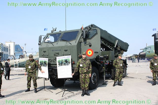 Armée Roumaine Larom_160mm_multiple_rocket_launcher_system_Romania_Romanian_army_640