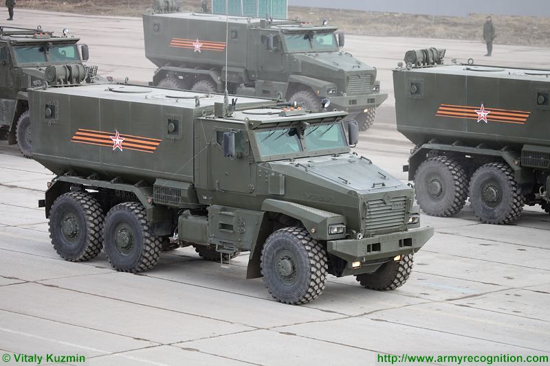 مدرعة Typhoon-U  الروسية الجديدة Typhoon-U_MRAP_6x6_personnel_carrier_rehersal_Alabino_Victory_day_military_parade_red_square_moscow_Russian_army_2015