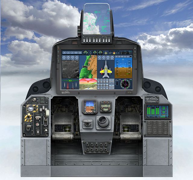 Fadea inicia conversaciones con Chendgu Aircraft para co-fabricar el FC-1 - Página 18 Cockpit_NG_Elbit_Systems_Israel_israeli_defence_industry_military_technology_FIDAE_2012_001