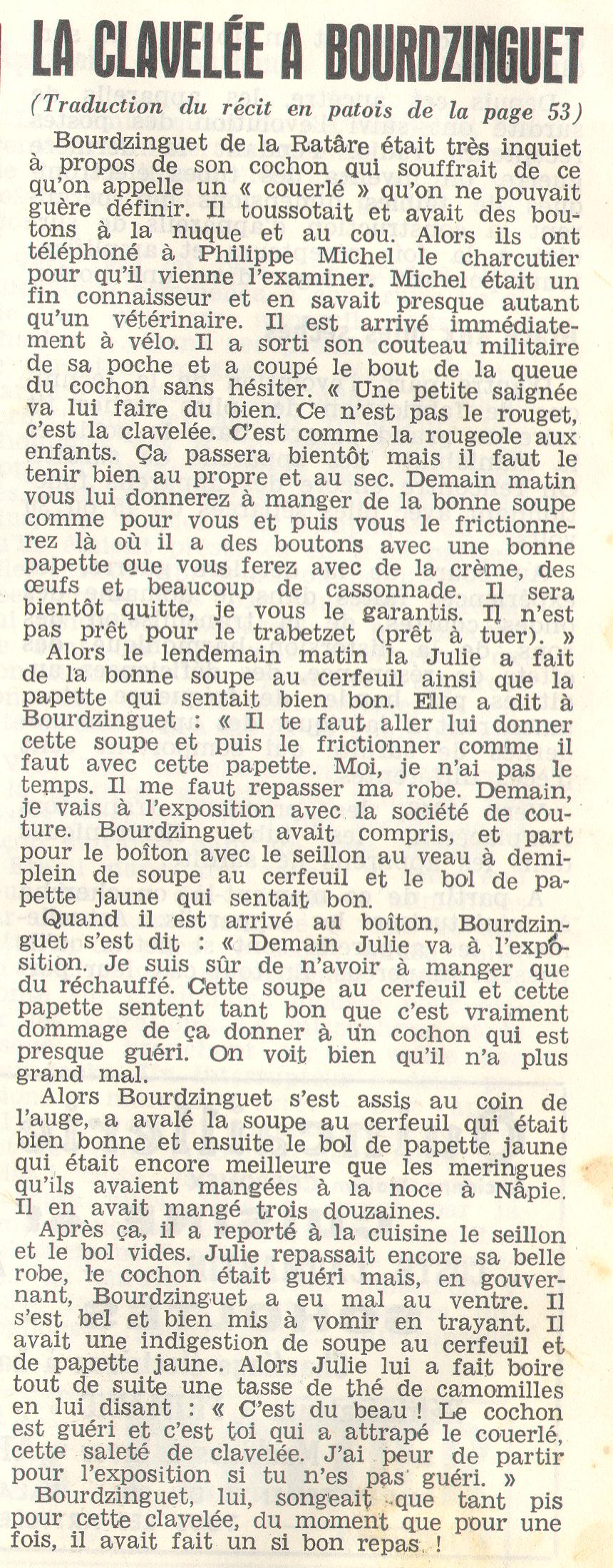 La clliavalare a Bourdzinguet Messager%20Boiteux-francais-1966