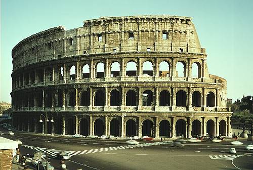 Maravillas del mundo. Coliseo-romano