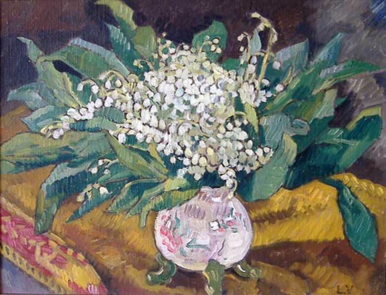 Les FLEURS  dans  L'ART - Page 22 Louis_Valtat_Bouquet_de_Muguets