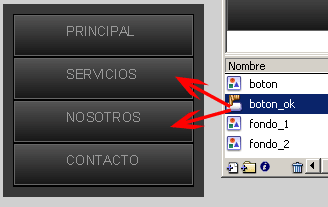 tutoriales Flash Dibujar y Animar Menú Web con Flash | Solo Photoshop Dibujar_menu_23