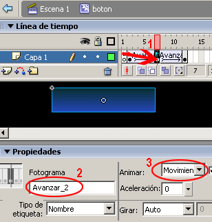 tutoriales Flash Botón con Comportamiento Movie Clip | Solo Photoshop Boton_mc_12