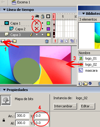 tutoriales Flash Cursor con Máscara en Flash | Solo Photoshop Cusor_mascara-3_13