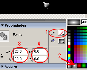 tutoriales Flash Crear una Orbita Animada con Flash | Solo Photoshop Orbita-05