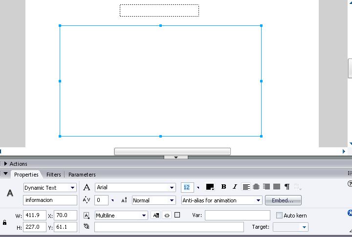 tutoriales Flash Flash 8 con Hojas de Estilo (CSS) | Solo Photoshop Imagen03