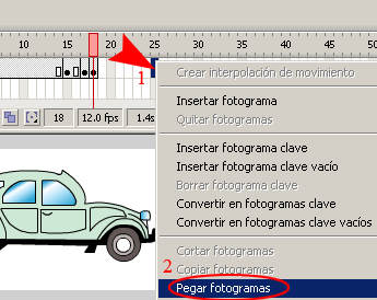 tutoriales Flash Simulación de Movimiento de Alta Velocidad en Flash 8 Aceleracion_11