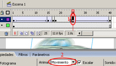 tutoriales Flash Simulación de Movimiento de Alta Velocidad en Flash 8 Aceleracion_14