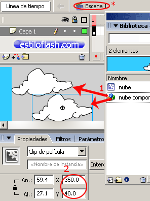 tutoriales Flash Animación de Nubes para Cartoon | Solo Photoshop Nube-componente-08