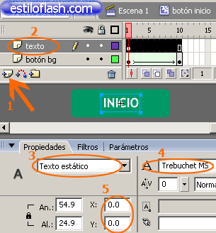 tutoriales Flash Animación Programada para un Menú Flash | Solo Photos Animacion-menu-06