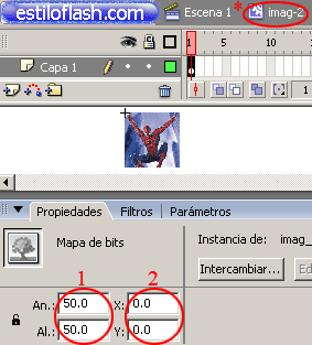 tutoriales Flash Galería del Hombre Araña con Imágenes Externas | Solo Galeria_gif-05