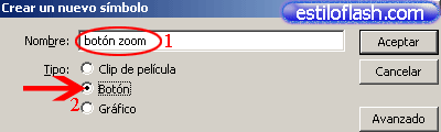 tutoriales Flash Programación de Efecto Zoom con Botones De Desplazami Efecto_zoom-03