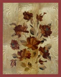 الماركتريه marquetry .. فن تطعيم الخشب.. شاهدو اروع التصاميم.. Rose1