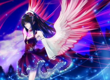 Lovve, Sky M. Brunettes%20touhou%20wings%20miko%20hakurei%20reimu%20shrine%20maiden%20outfit%20anime%20girls%20detached%20sleeves%20bare%20sho_www.artwallpaperhi.com_45