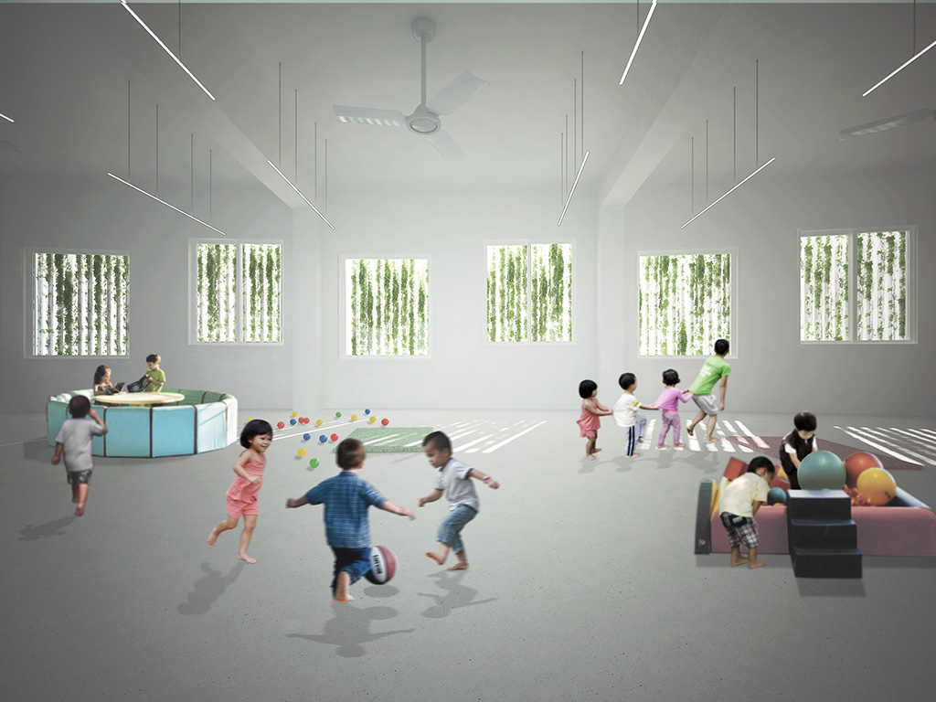 Công trình nhà trẻ - Farming Kindergarten / thiết kế: Vo Trong Nghia Architects FK07s