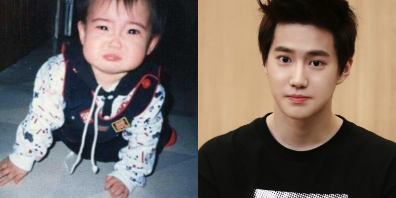  12 صورة لفتيان إكسو و هم صغار  Suho-baby-800x400