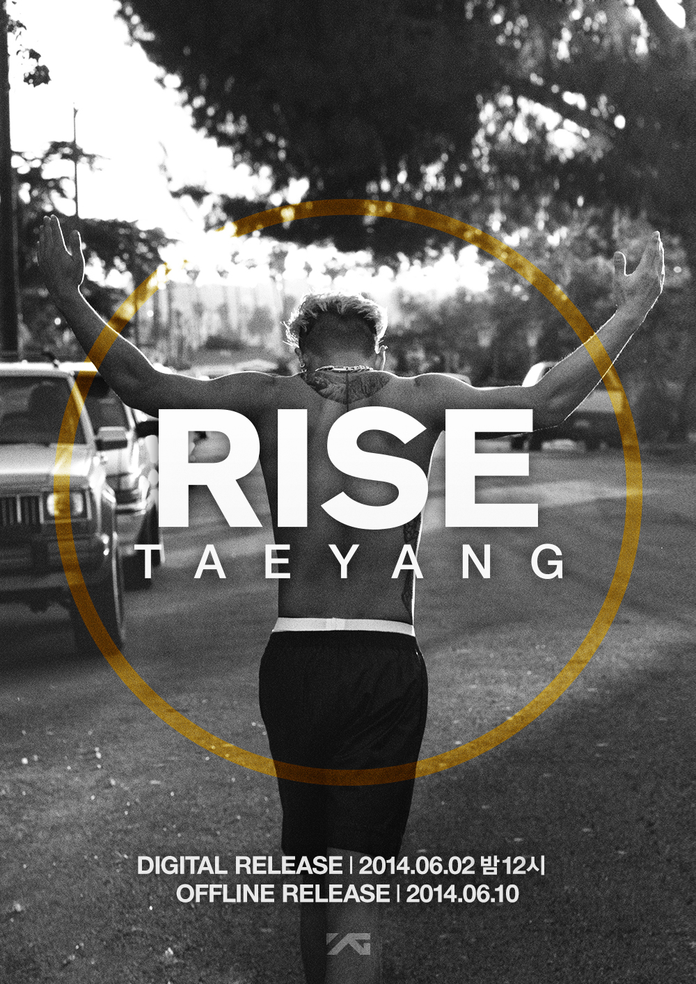 تاي يانغ كشف عن الصور التشويقية الخاصة بعودته بألبومه المنفرد RISE*_* Taeyang-main-poster