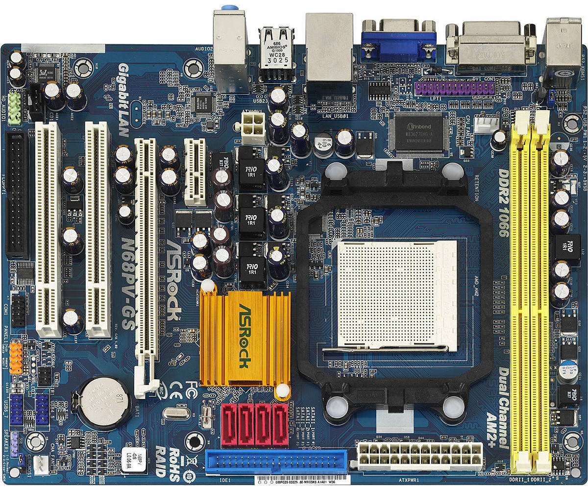 ASROCK Mother Board N68PV-GS P1.60-15B (BIOS) N68PV-GS(L1)