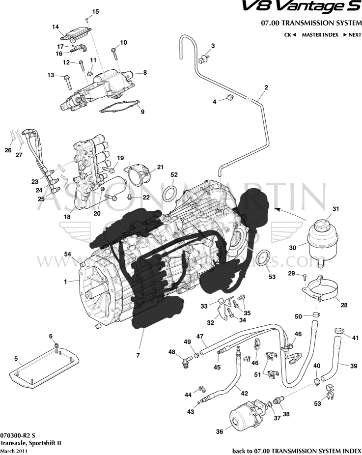 Transaxle Aston Martin V8 Vantage, Sportshift II ZVDBHMBXQEG9RWJ3874EHSMP2