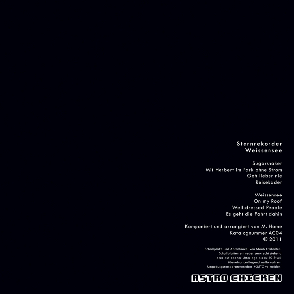 Sternrekorder - Weissensee - 12" LP & MP3 [ASTRO CHICKEN 04] AC04_Sleeve_B_600x600