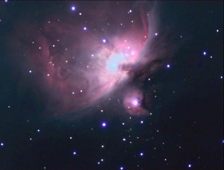 Ma 1er photo ciel profond avec M42 M42-102ccd