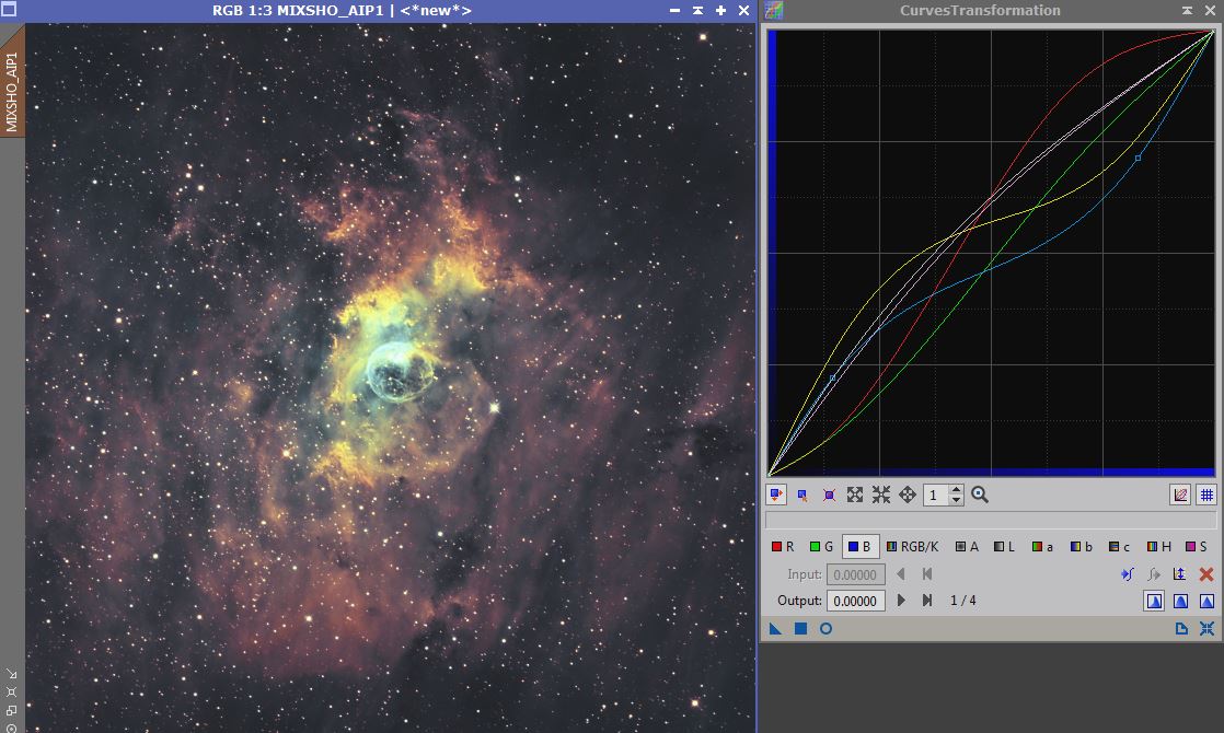 NGC7635,  La bulle en SHO avec le 20" , 30 heures de poses  Shololo