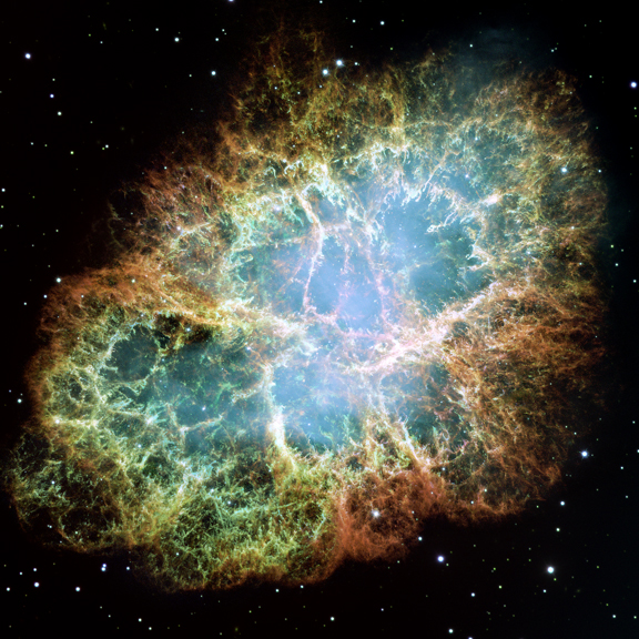 Les nbuleuses Crab_nebula_hubble