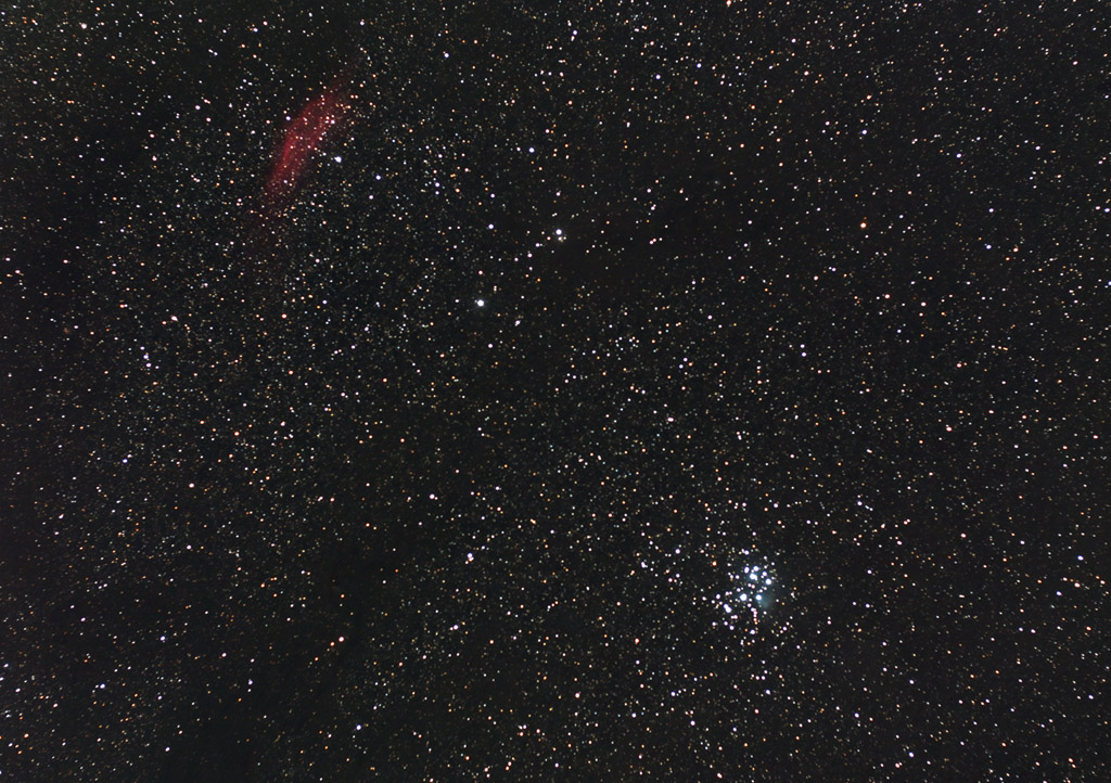 Mission Pic du Midi septembre 2014 : timelapse, grands champs stellaires... Pleiadescalif-20140925-27x3mn-50mm-pic-r