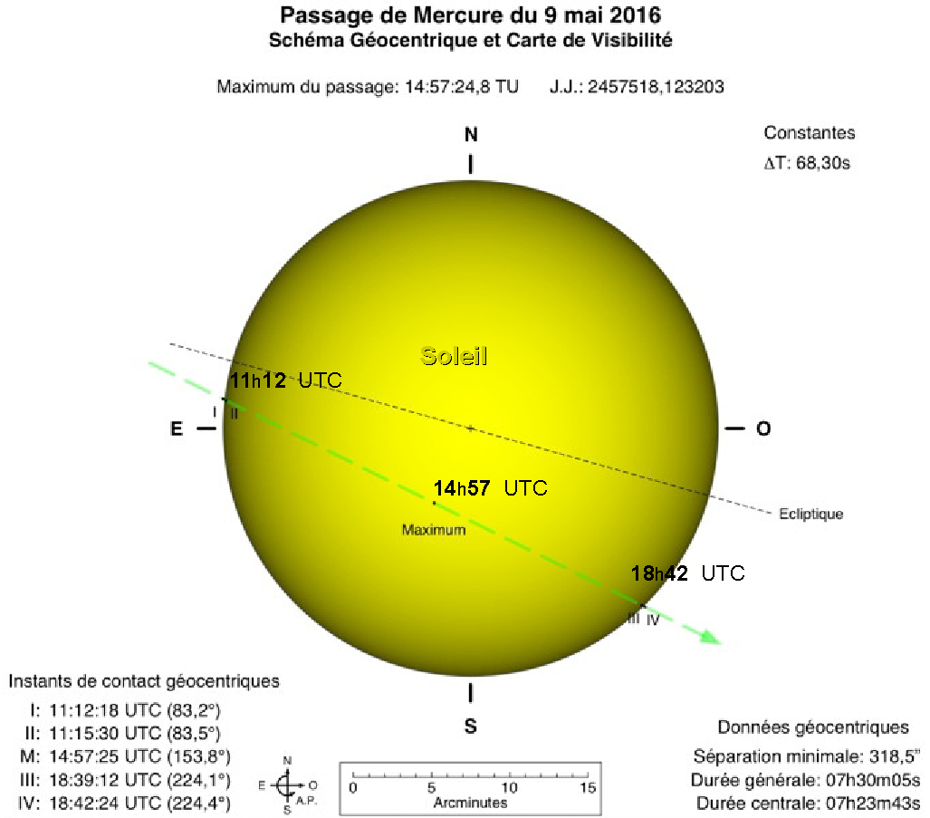 Transit de Mercure du 9 mai 2016 - activité à Ramillies? TM2016Mai09