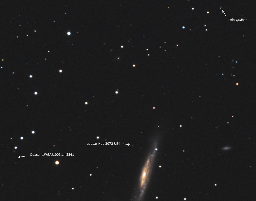 A la lumière d'Astrodessin, apprendre à observer 23/02/14 N3079quasar