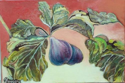 لوحات تشكيلية بريشة الرسام الفرنسي    N I N N E J A Duo-de-figues_500x500