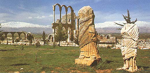 قلعة جبيل Anjar_ruins