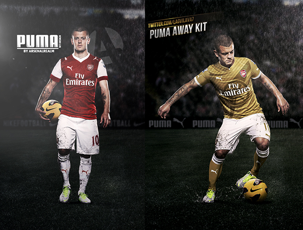 Les nouveaux maillots de la saison 2014/2015 - Page 2 Maillot-puma-arsenal-2014-2015