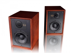 Wharfedale Denton 85th Anniversary Bookshelf Speaker - Walnut (PL) (Sold Out) Denton-85th-Mahogany-3-300x225