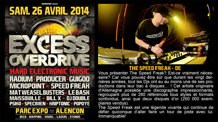 26/04/2014 EXCESS OVERDRIVE - Alencon -  w/ Radium and more TSF750-