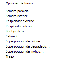 Opciones de Fusión Opcionesdefusion