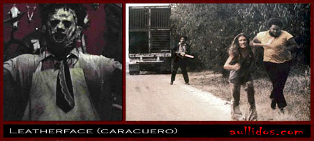 Asesinos de peliculas de terror Leatherface