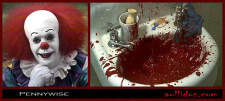 Asesinos de peliculas de terror Pennywise