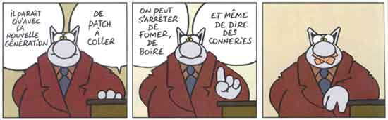 Le Chat qui  nous  faire  sourire et rire Strip1