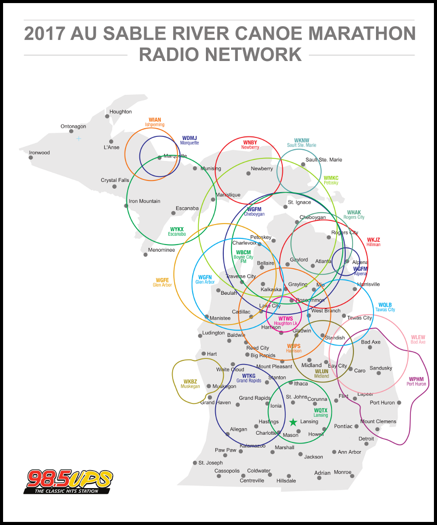 2017 Ausable Canoe Marathon 2017_ARCM_Radio_Network_Map