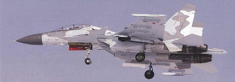 الاف 16 اقوى مقاتلة في الجيل 4 Su-30MK-Demonstrator-Damocles-1S