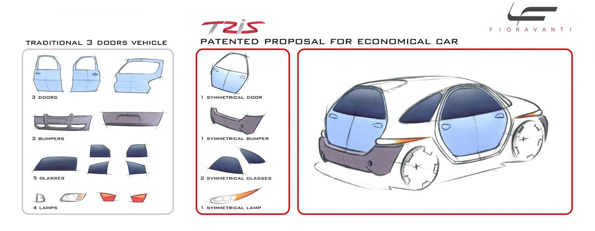 2019 - [Citroën] Concept AMI ONE - Page 8 Fioravanti-tris-concept-2009-6