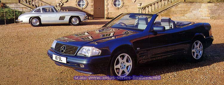 (R129): Edição especial "40th Anniversary Edition" para o mercado inglês - 1998 Mercedes_SL_40th_1