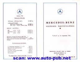 (CATÁLOGO): W111/112 - 250S/250SE - 300SE - 1965 Mercedes_250_cat_65_991