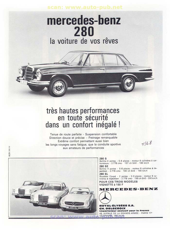 Mercedes 280SE 1969 ?? Mercedes_pub_68_1