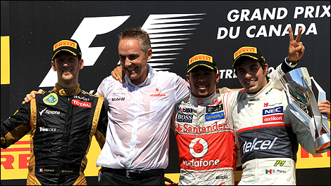 F1 Canada : Lewis Hamilton remporte un Grand Prix du Canada super excitant Podium-inline