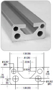 Aluminum Profile Arrow Track 650007lg